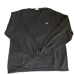 Black Lacoste Sweater